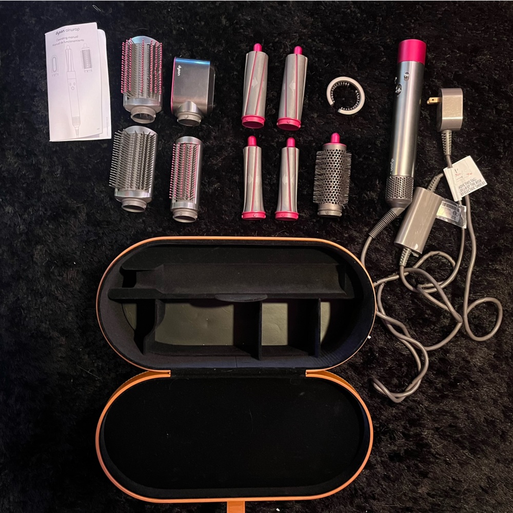 Dyson Airwrap Styler Complete Set in Fuchsia- First Generation